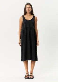 Dresses<Afends Jesse  - Midi Dress Black