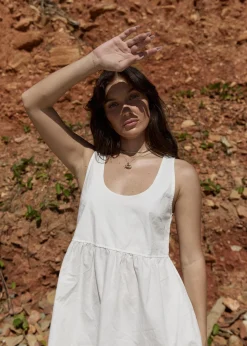 Essentials|Dresses<Afends Jesse - Mini Dress White