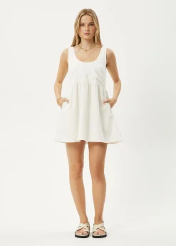 Essentials|Dresses<Afends Jesse - Mini Dress White