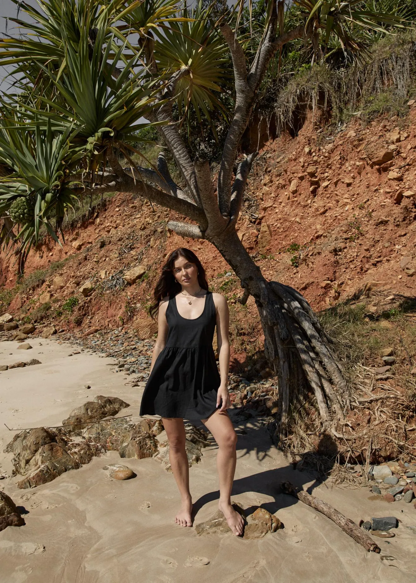 Essentials|Dresses<Afends Jesse - Mini Dress Black