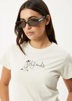 Tees & Shirts<Afends Karlee  -  Baby Tee Moonbeam