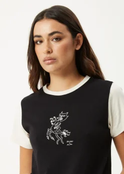 Tees & Shirts<Afends Karlee  -  Regular Tee Black
