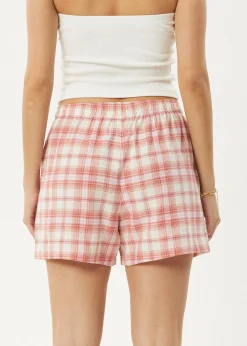 Sets & Co-Ords|Shorts<Afends Kayla  - Boxer Short Pink Check