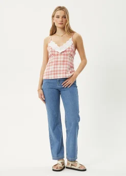 Sets & Co-Ords|Sleeveless<Afends Kayla  - Check Cami Pink Check