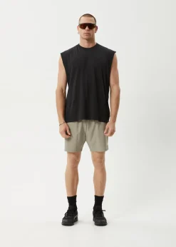 Shorts<Afends Kettle-Ish - Performance Short 18" Olive