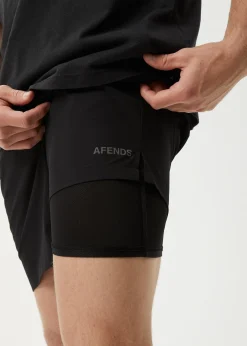 Shorts<Afends Kettle-Ish  - Performance Short 18" Black