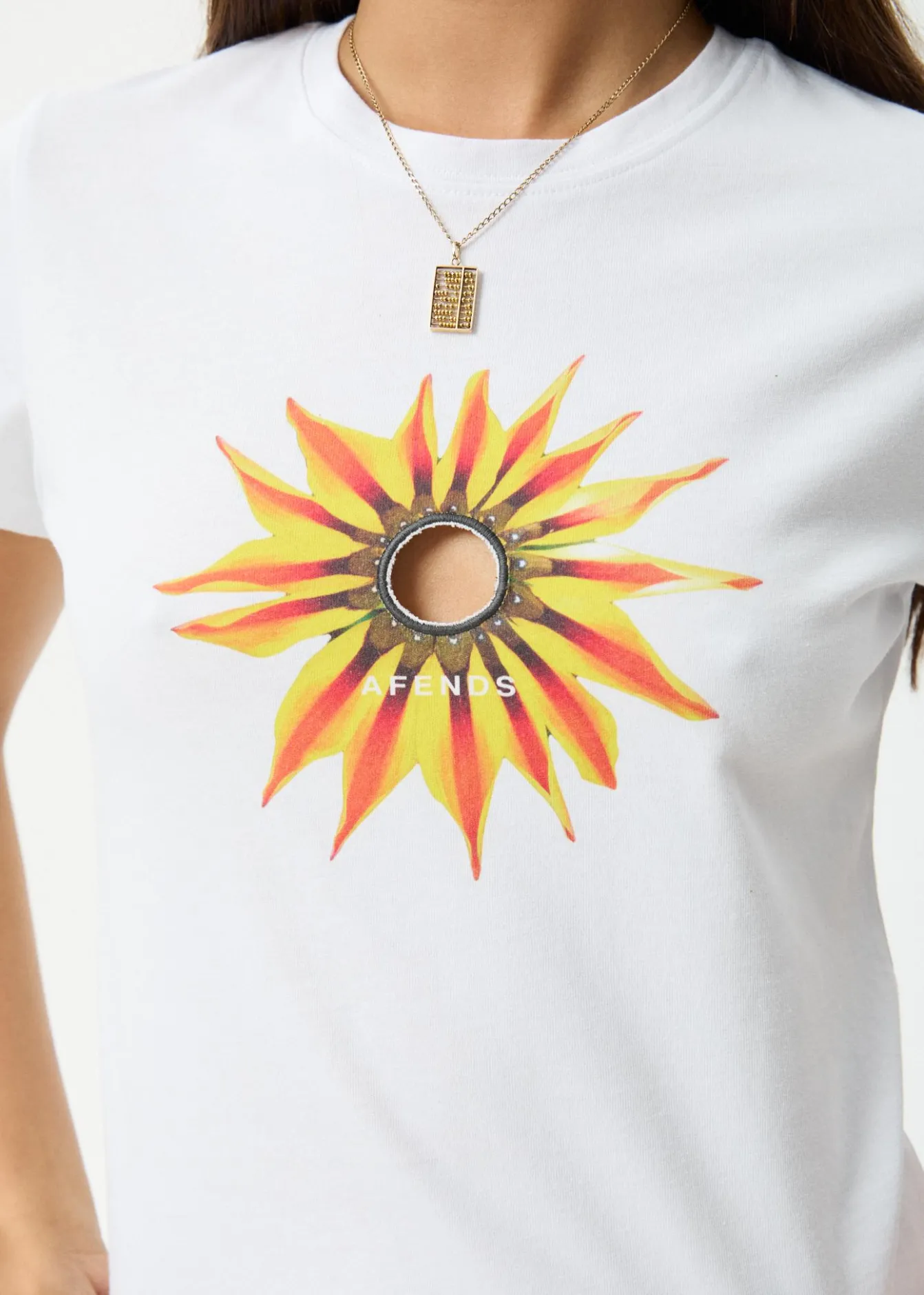 Tees & Shirts<Afends Keyhole - Baby Tee White
