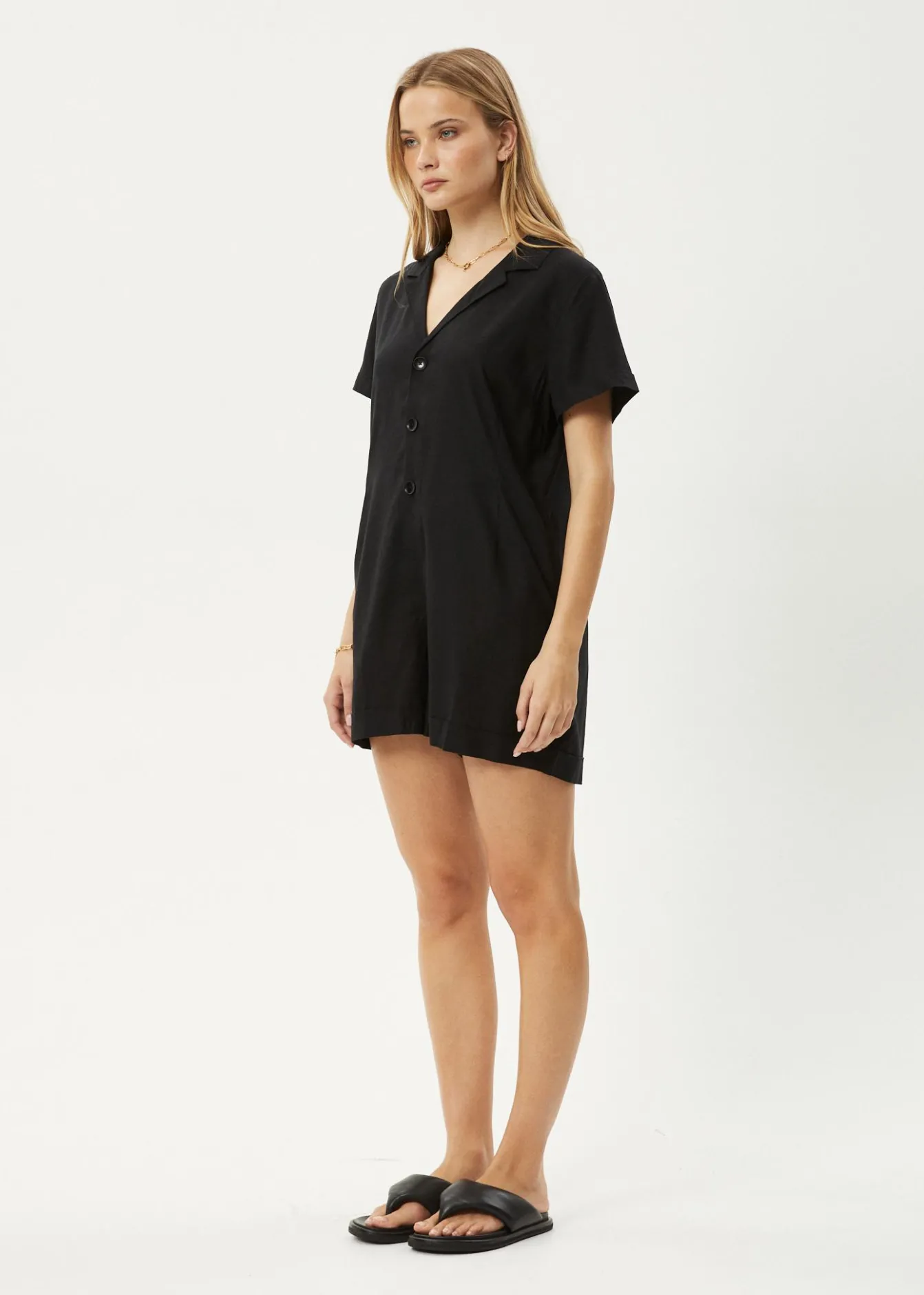 Jumpsuits & Overalls|Essentials<Afends Kokomo - Playsuit Black