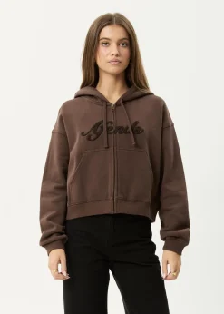 Outerwear<Afends Kourt - Zip Hood Coffee