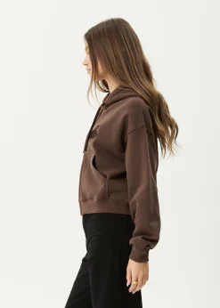 Outerwear<Afends Kourt  -  Zip Hood Coffee