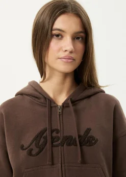 Outerwear<Afends Kourt  -  Zip Hood Coffee