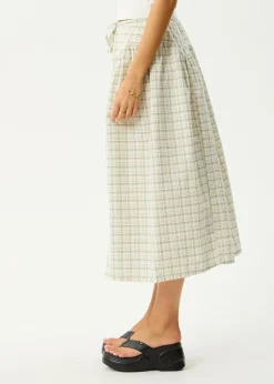 Skirts<Afends Legacy  - Check Midi Skirt Boa Check