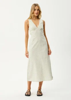 Dresses<Afends Legacy  - Seersucker Maxi Dress Boa Check
