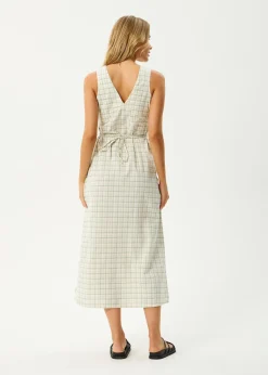 Dresses<Afends Legacy  - Seersucker Maxi Dress Boa Check