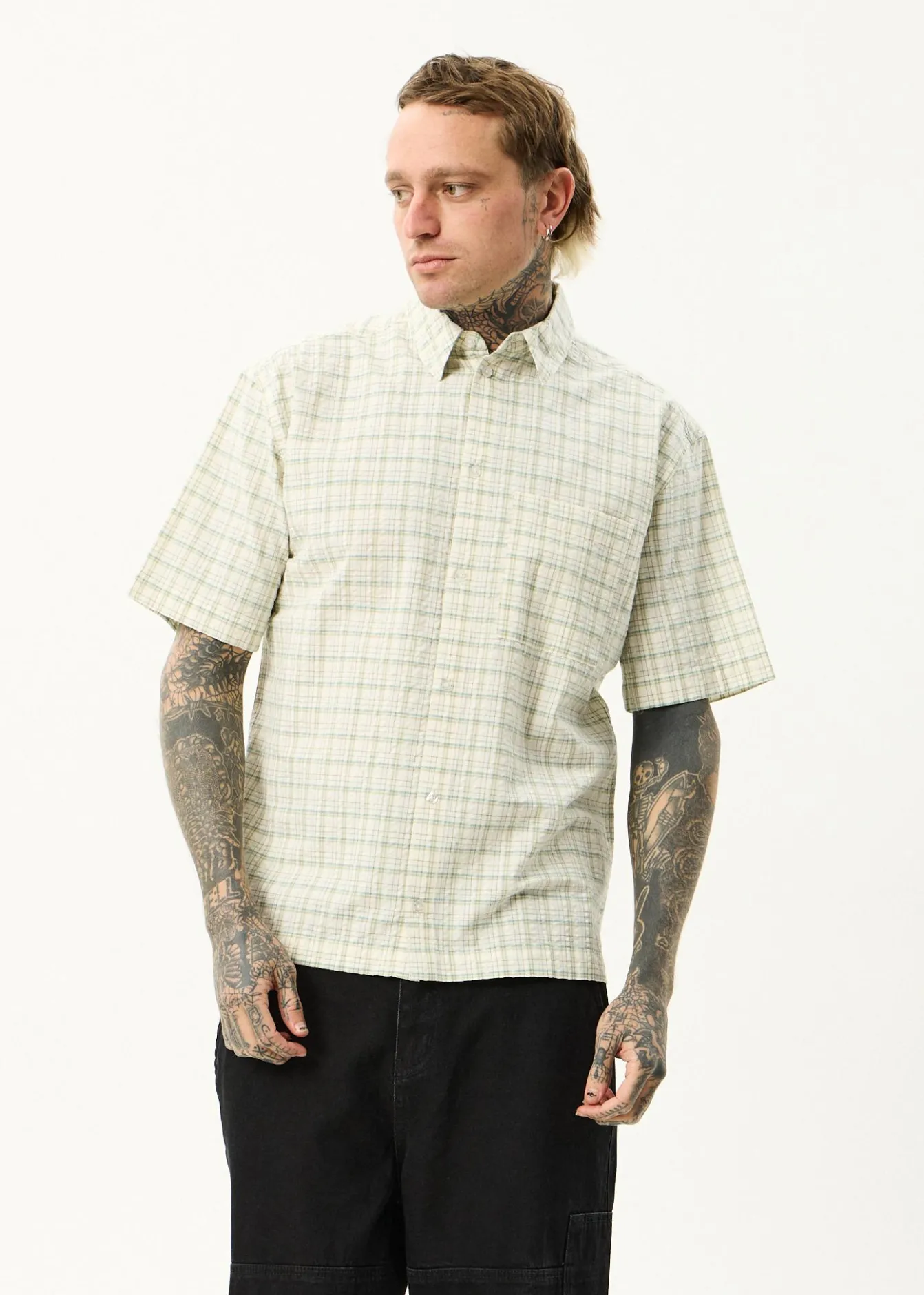 Shirts|Sets & Co-Ords<Afends Legacy - Short Sleeve Shirt Boa Check