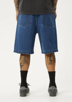 Shorts<Afends Lil C  - Denim Baggy Short 22" Authentic Blue