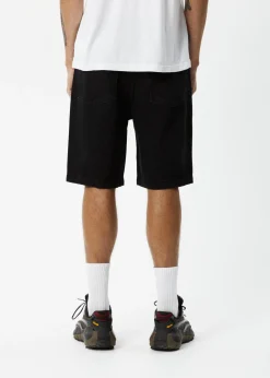 Shorts<Afends Lil C  - Denim Baggy Short 22" Washed Black
