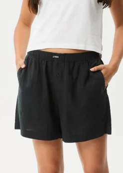 Sets & Co-Ords|Shorts<Afends Lilo  - Boxer Short Black