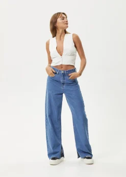 Sleeveless<Afends Lilo - Button Up Top Natural