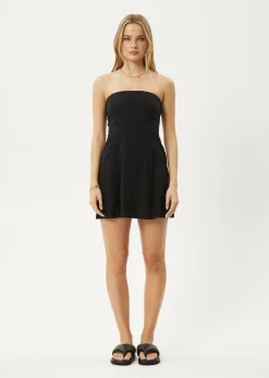 Essentials|Dresses<Afends Lilo  - Strapless Mini Dress Black