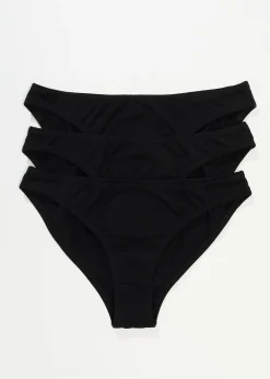 Accessories|Essentials<Afends Lolly - Bikini Briefs 3 Pack Black
