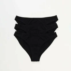 Accessories|Essentials<Afends Lolly - Bikini Briefs 3 Pack Black