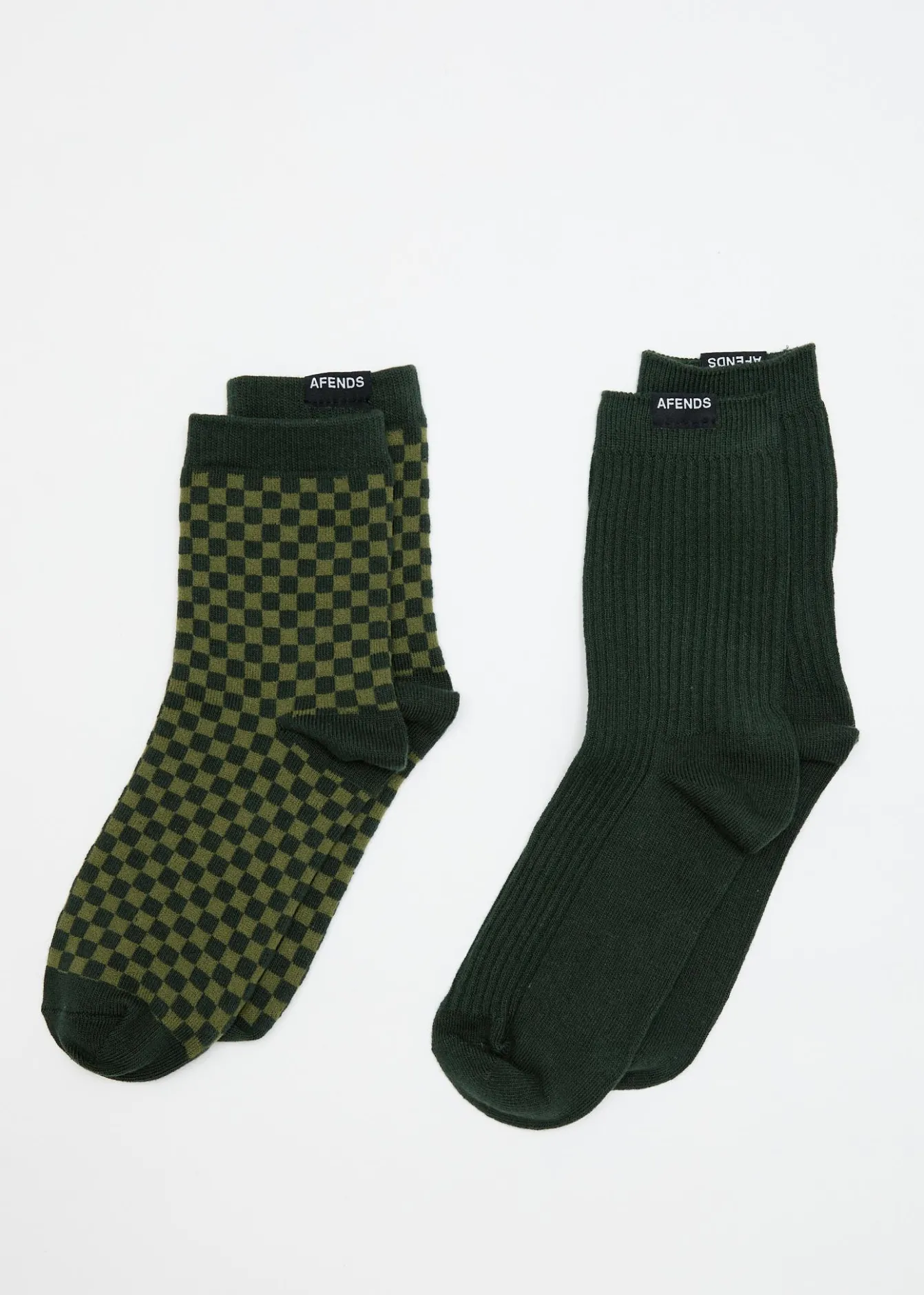 Accessories<Afends Lonnie - Socks Two Pack Hunter Green