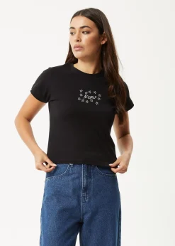Tees & Shirts<Afends Lucky  -  Baby Tee Black