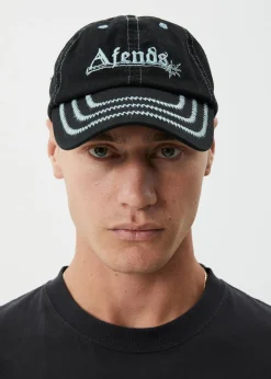 Accessories|Accessories<Afends Mace - Six Panel Cap Black