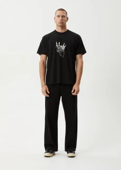 T-Shirts<Afends Magic Happens  - Heavyweight Boxy Tee Black