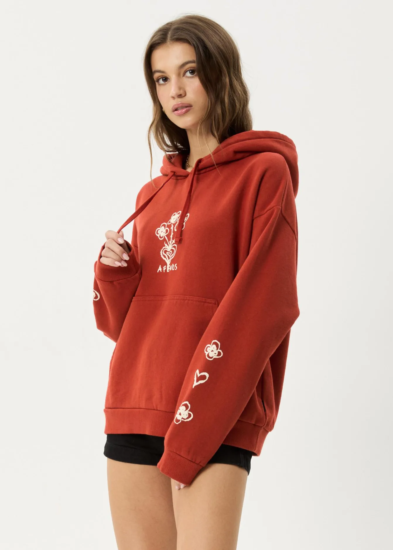 Outerwear<Afends Maisie - Hoodie Red Rum
