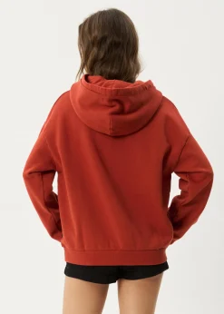 Outerwear<Afends Maisie - Hoodie Red Rum