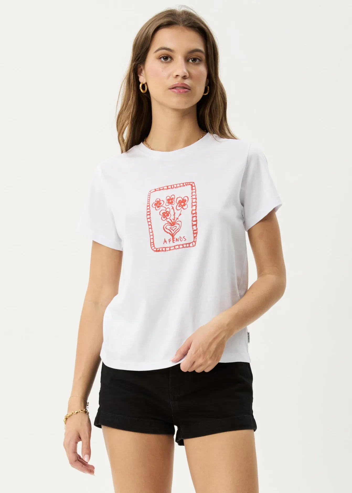 Tees & Shirts<Afends Maisie - Regular Tee White