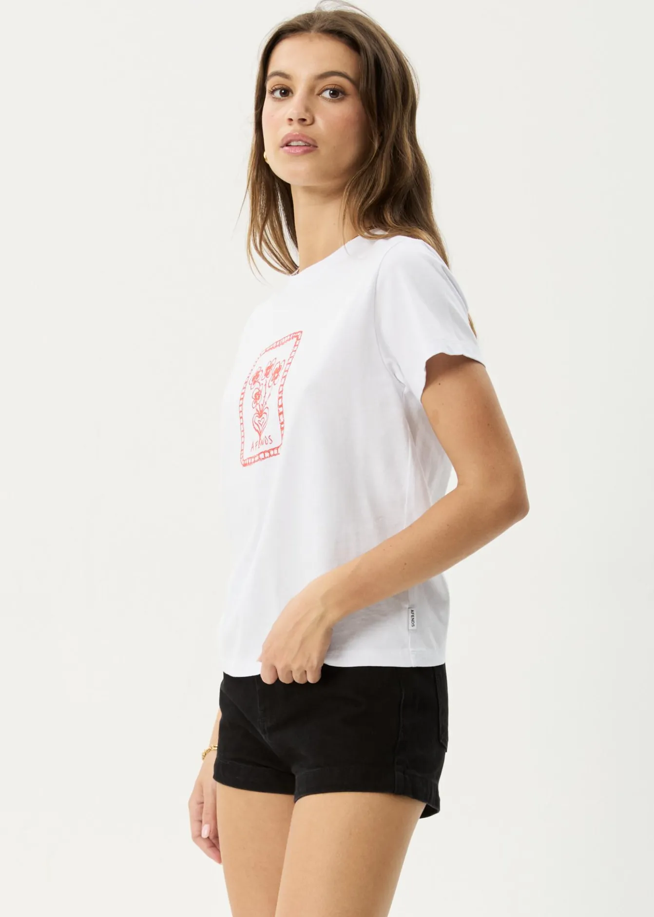 Tees & Shirts<Afends Maisie - Regular Tee White