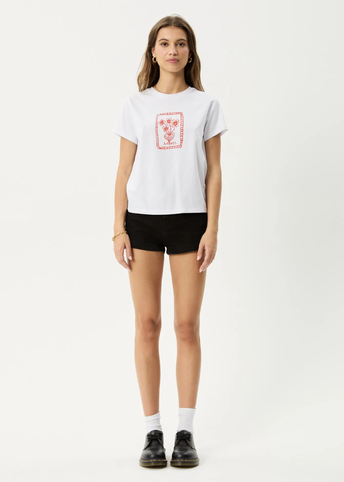 Tees & Shirts<Afends Maisie - Regular Tee White