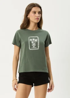 Tees & Shirts<Afends Maisie - Regular Tee Sycamore