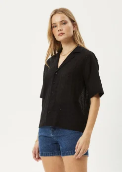 Sets & Co-Ords|Tees & Shirts<Afends Marlow  - Shirt Black