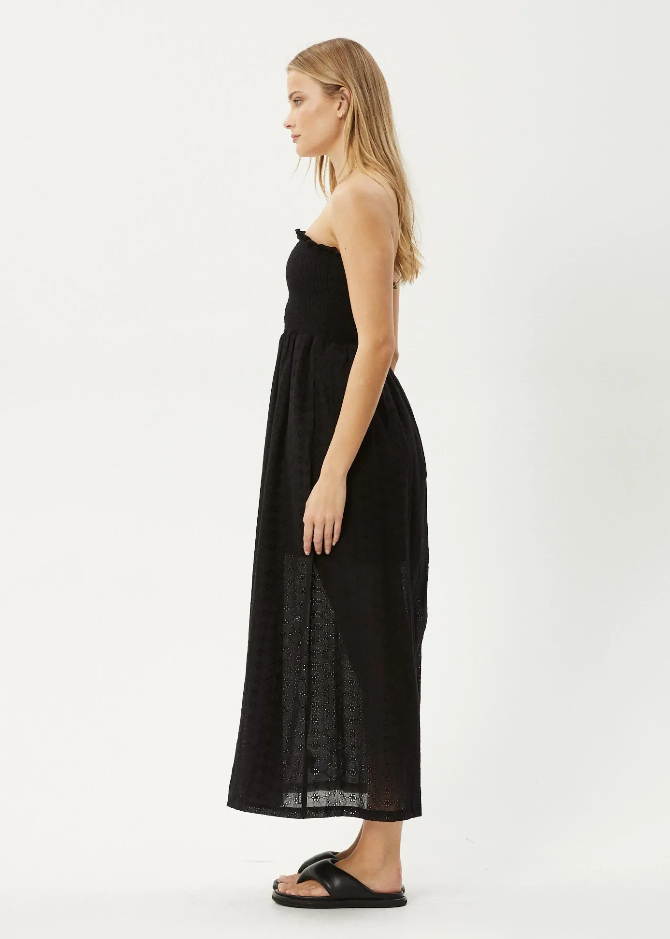 Dresses<Afends Marlow - Strapless Maxi Dress Black