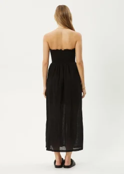 Dresses<Afends Marlow - Strapless Maxi Dress Black