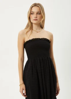 Dresses<Afends Marlow - Strapless Maxi Dress Black