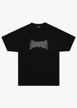 T-Shirts<Afends Mental - Boxy Tee Black