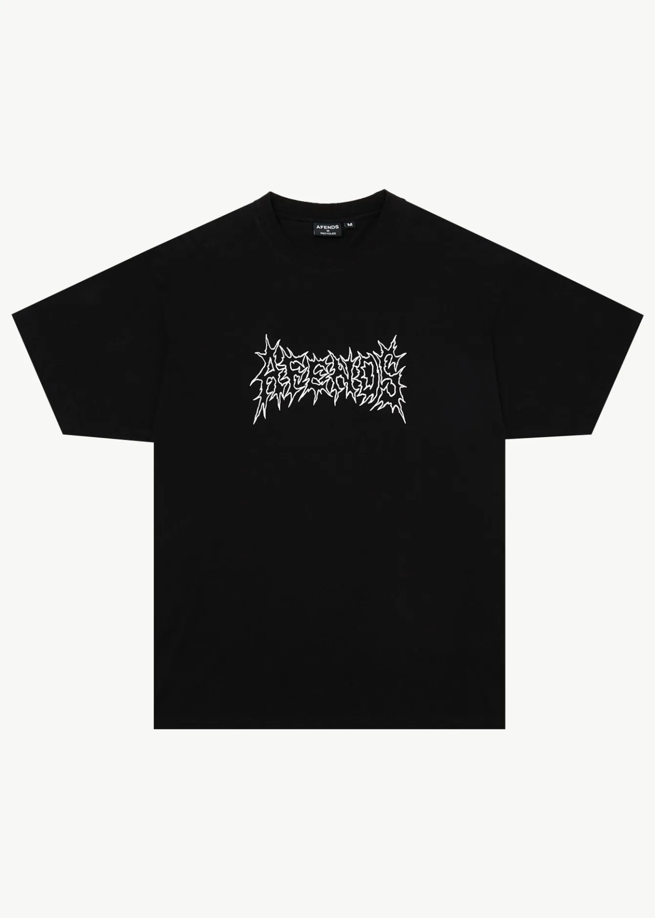 T-Shirts<Afends Mental - Boxy Tee Black