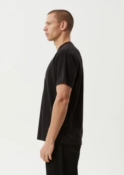 T-Shirts<Afends Mental - Boxy Tee Black