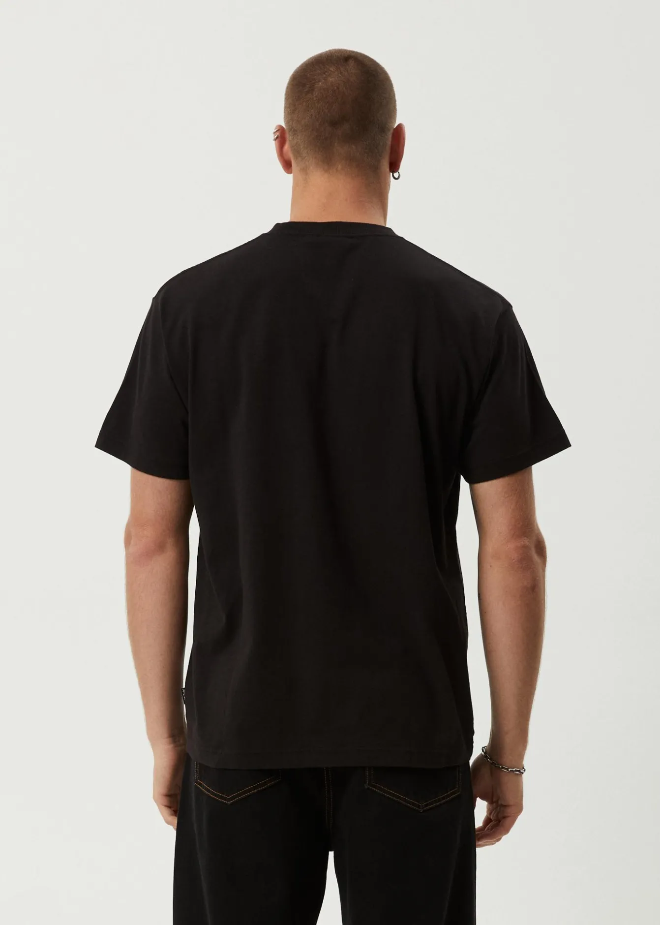 T-Shirts<Afends Mental - Boxy Tee Black