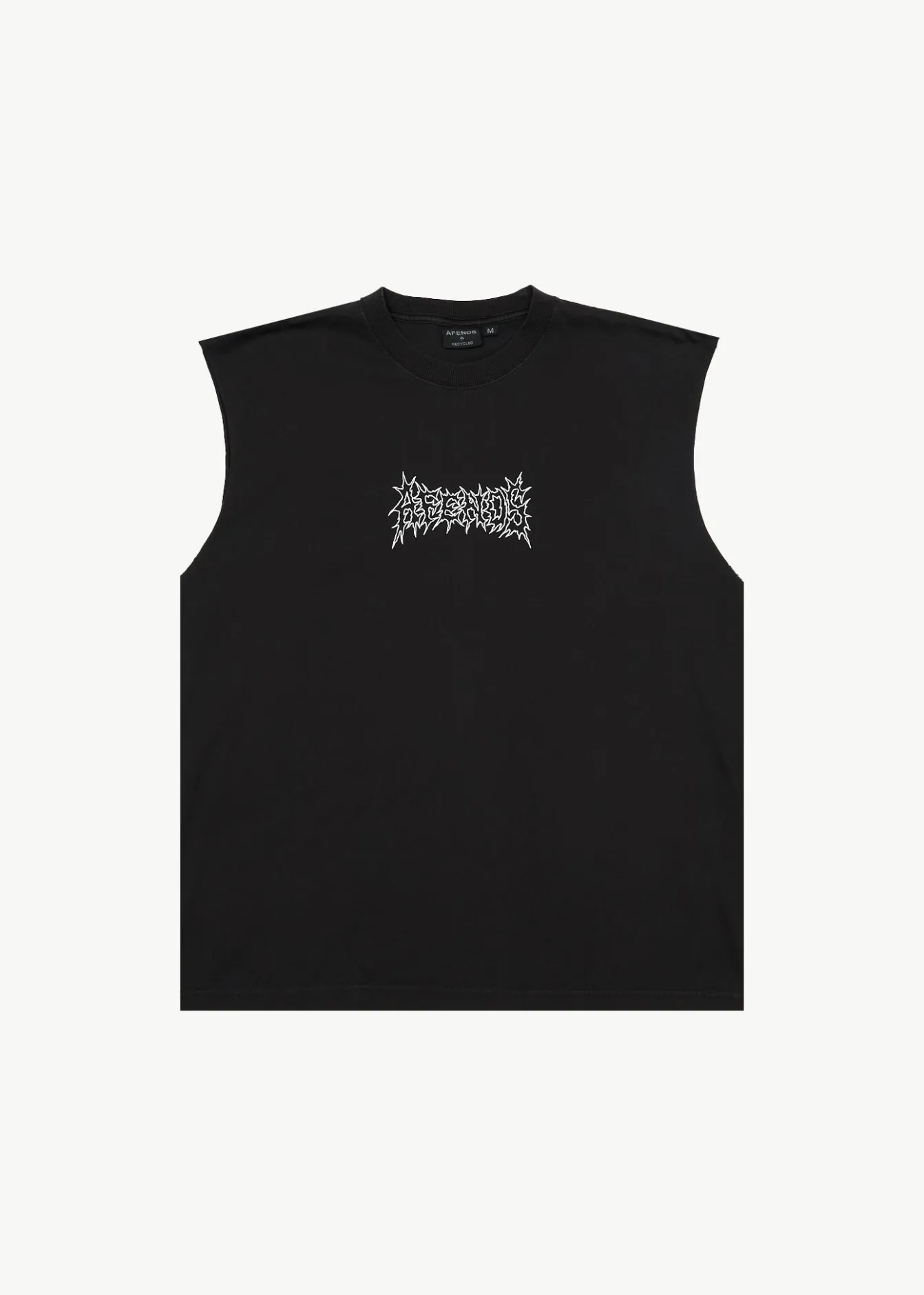 Sleeveless<Afends Mental - Sleeveless Tee Stone Black