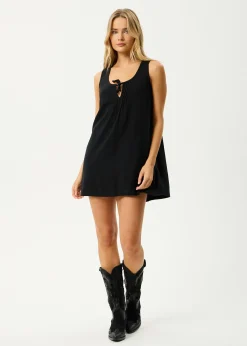 Dresses<Afends Michi  - Mini Dress Black