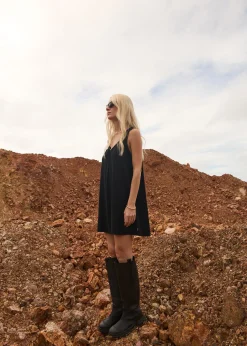 Dresses<Afends Michi  - Mini Dress Black