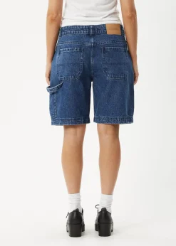 Shorts<Afends Mika - Denim Workwear Short Authentic Blue