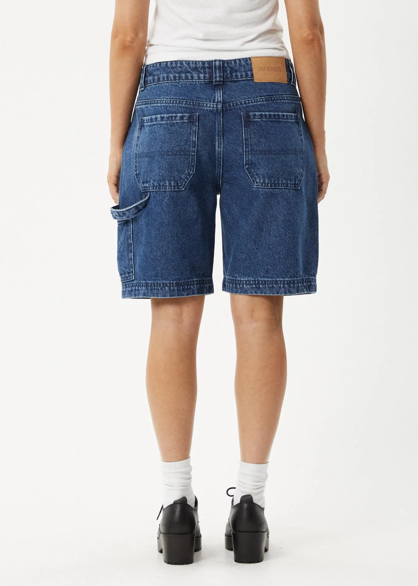 Shorts<Afends Mika - Denim Workwear Short Authentic Blue