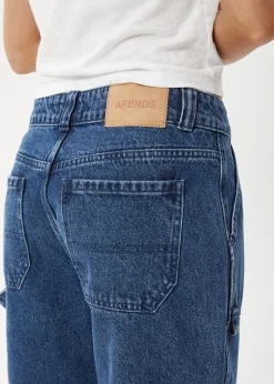 Shorts<Afends Mika - Denim Workwear Short Authentic Blue